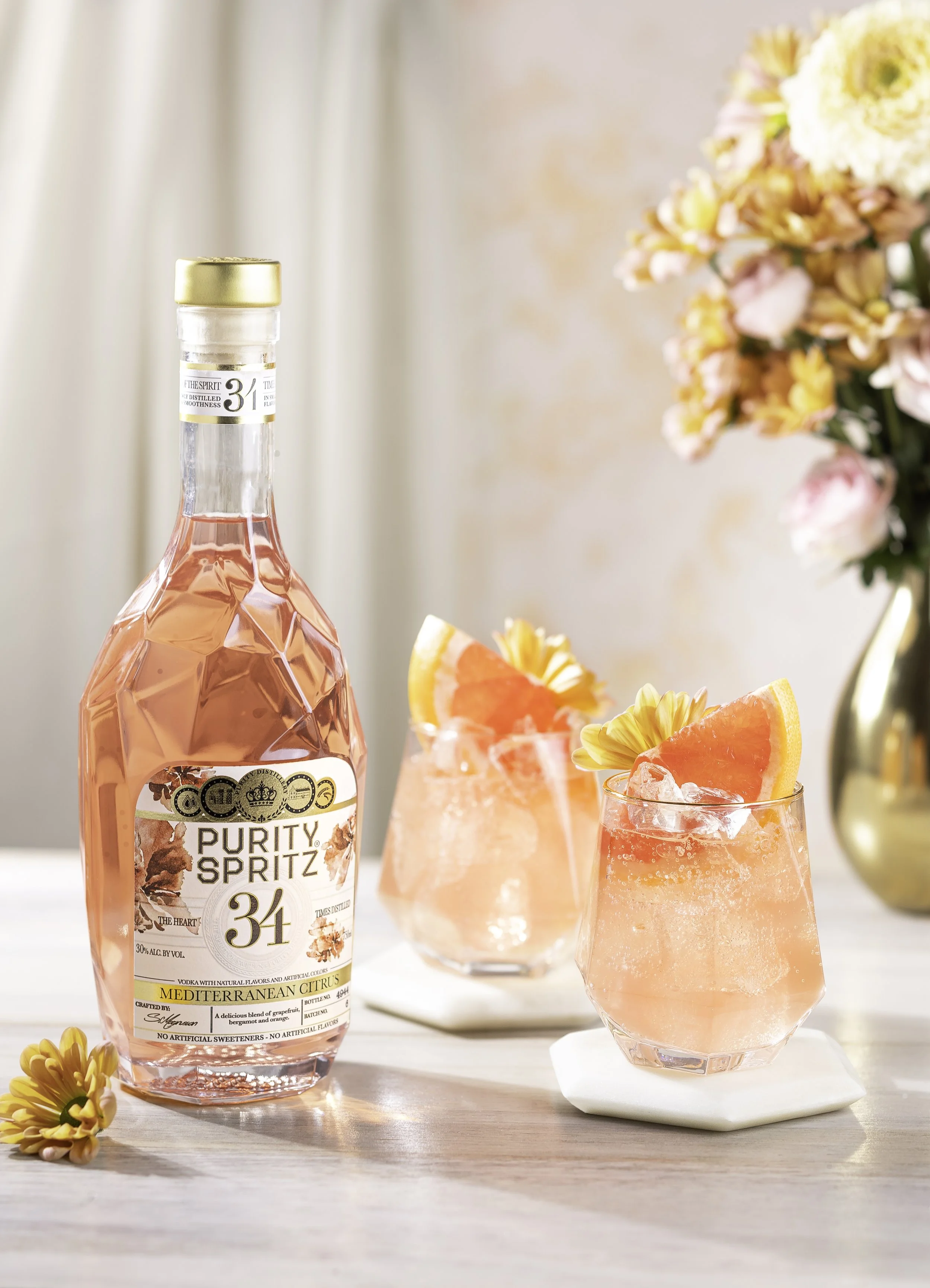 SPIRIT OF PURITY　☆アンティーク　雑貨☆ 34x Spritz PL | Purity Organic Vodka & Gin